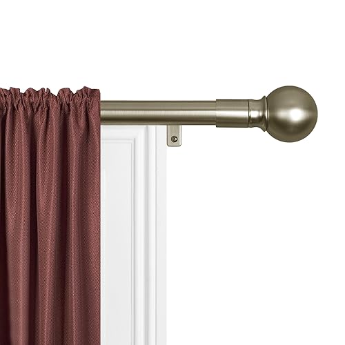 Antique Brass Curtain Rod Amazon Com