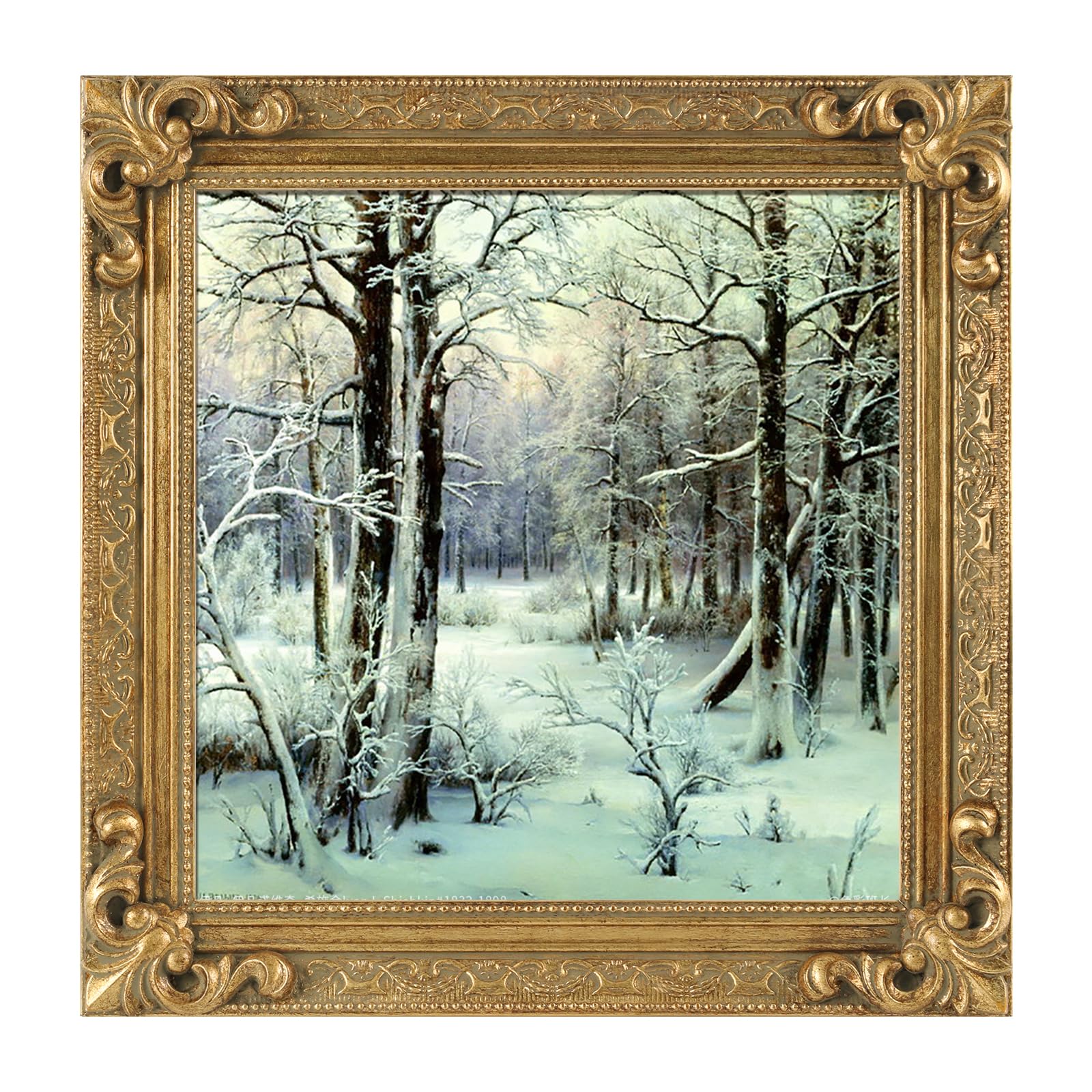 Amazon.com - FOLKOR Solid Wood Canvas Frame for 8x8 Oil Paintings
