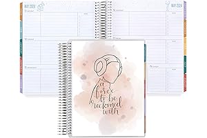Erin Condren Star Wars: 7x9 Coiled Academic Planner, Watercolor Leia