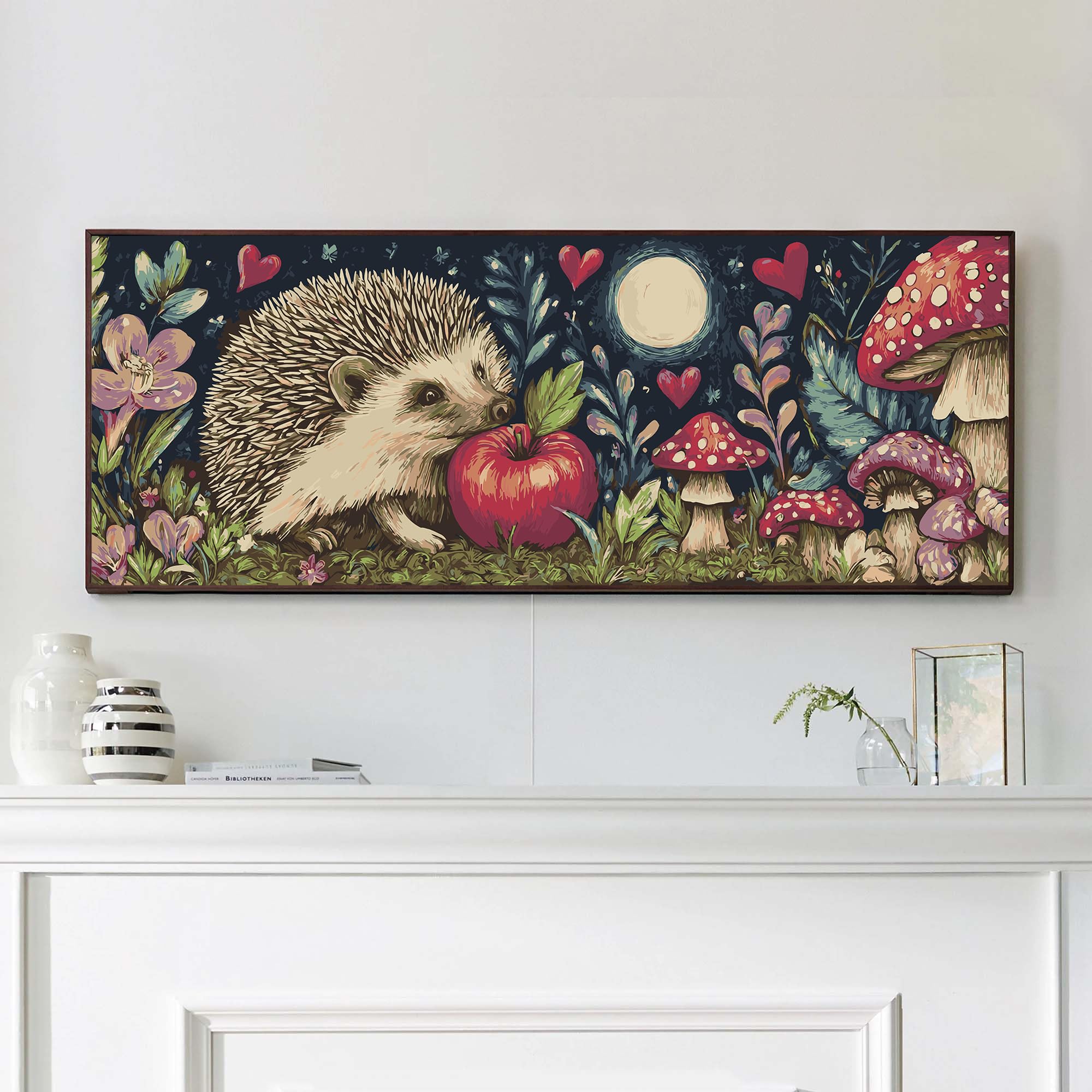 VAIIEYO 5D DIY Diamond Painting Anhänger Rose,Blume Diamant