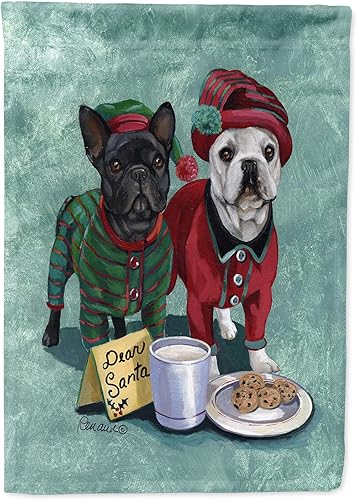 Miniatura 1 de Carolines Treasures PPP3097GF - Pijama de Navidad con diseño de bulldog francés tamaño de jardín multicolor