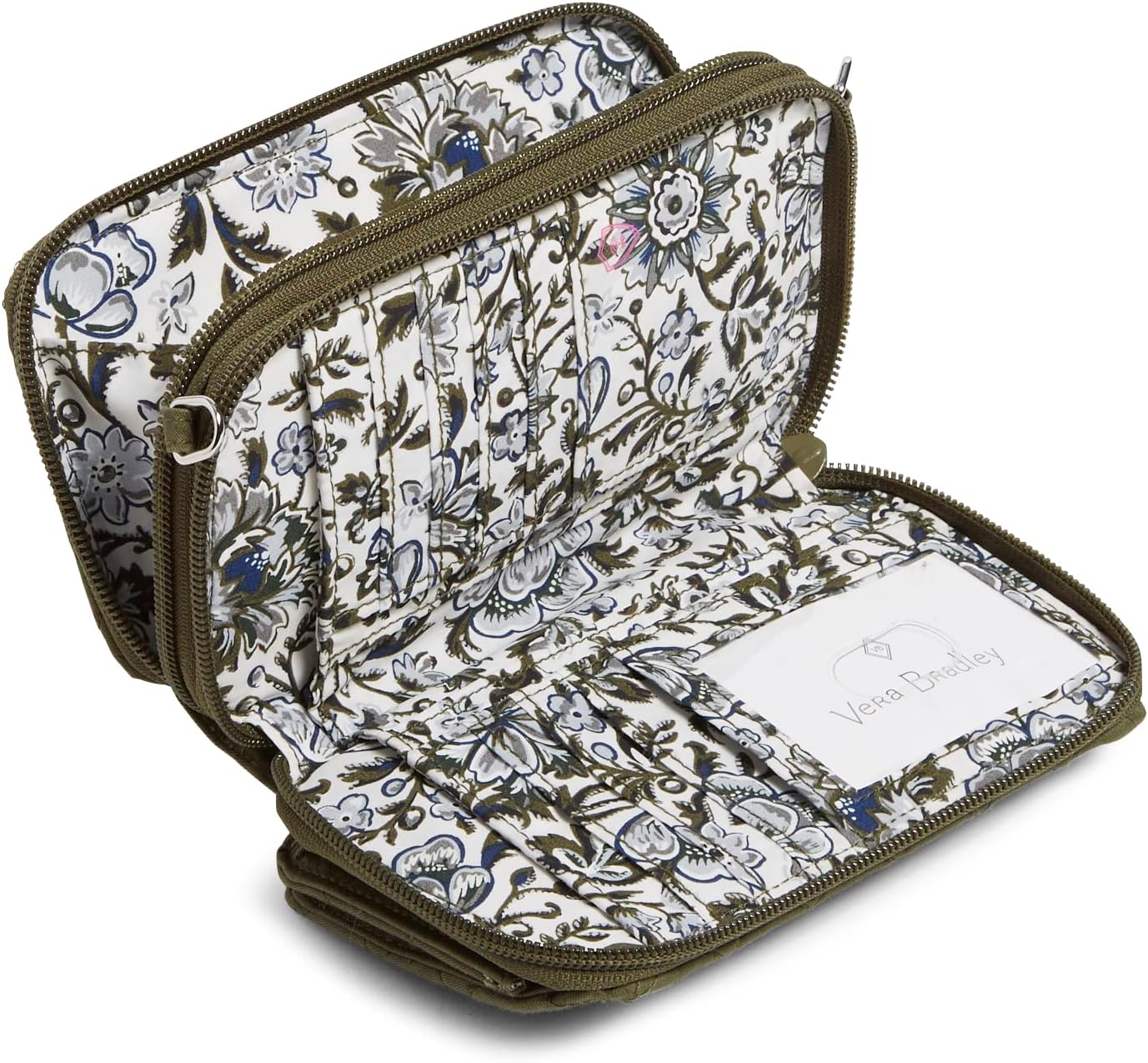 Vera Bradley Women's Cotton All in One Crossbody Purse With RFID Protection - Image 5