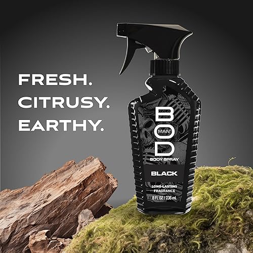 Miniatura 3 de BOD Man Fragancia en aerosol corporal, negro, 8 onzas líquidas (paquete de 2)