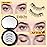 QUEWEL Magnetic Eyelashes 1 Pair Reusable Magnetic Eyelashes with Applicator No Glue Needed Eyelashes Natural Look Lash Clusters Kit Easy to Wear and Remove(01)