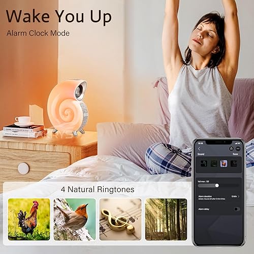 Miniatura 6 de Luz nocturna inteligente RGB lámpara de mesa con Bluetooth regulable LED luz nocturna reproducción de música recargable de color moderno lámpara de