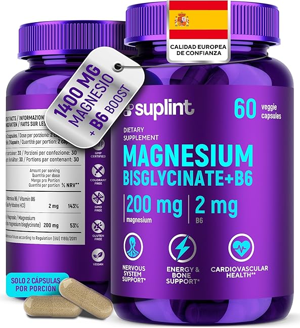 Bisglicinato De Magnesio Cápsulas 200 Mg