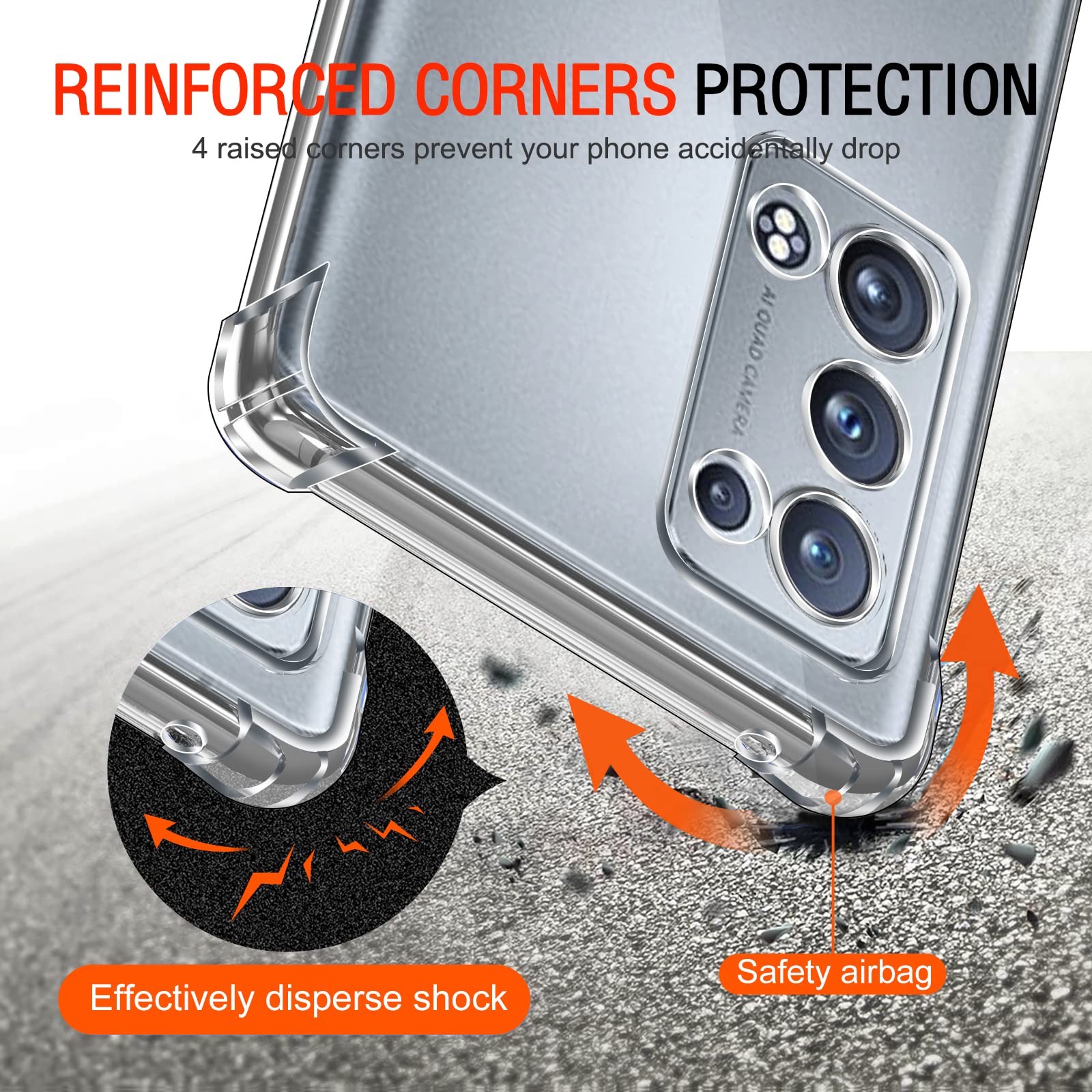 Ivoler Noir Mat Coque Pour Oppo Reno2 / Oppo Reno 2 Avec