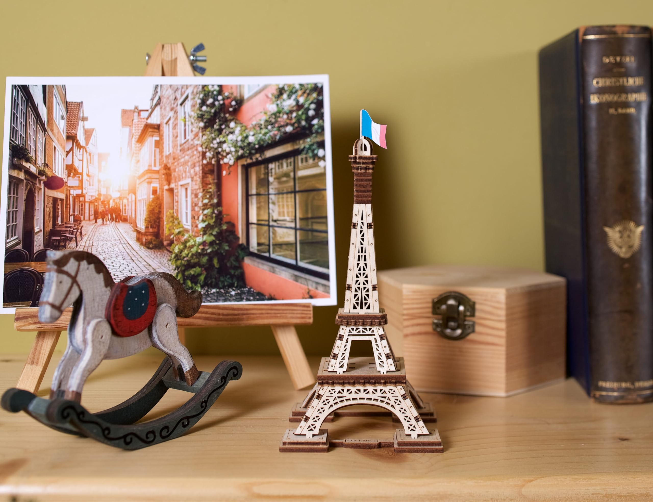 UGEARS Paris Tower 3d Puzzles for Adults, Model Building Kits Wood Puzzle Hobbies for Men, Rompecabezas 3d Para Adultos - Image 4