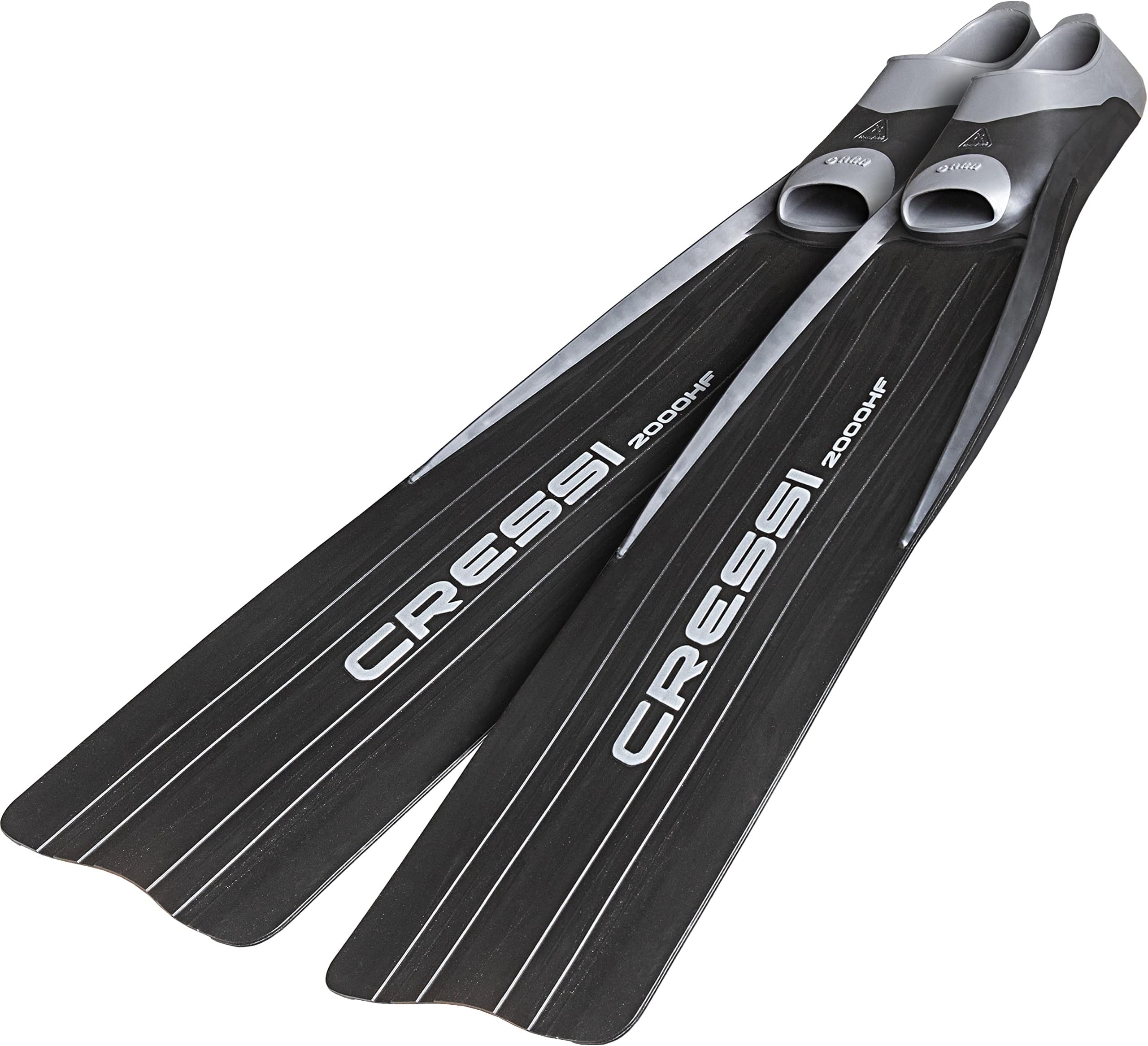 Cressi Free Diving Reactive Long Fins - High-Performance, Good Control - Gara 200 HF: Made in Italy
