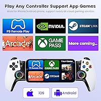 Vista 2 de Moblie Controller Compatible with Switch 2/Switch/OLED/Android/iPhone, Wireless Switch Controller with Hall Effect Joysticks/Hall Triggers