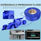 SUNLU PLA Refill Filament 1.75mm, Refill PLA 3D Printer Filament Suitable for Bambu Lab Filament and SUNLU Reusable spools, Dimensional Accuracy +/- 0.02 mm, 1kg per Spool, 4 Pcs, 4 Black - 3