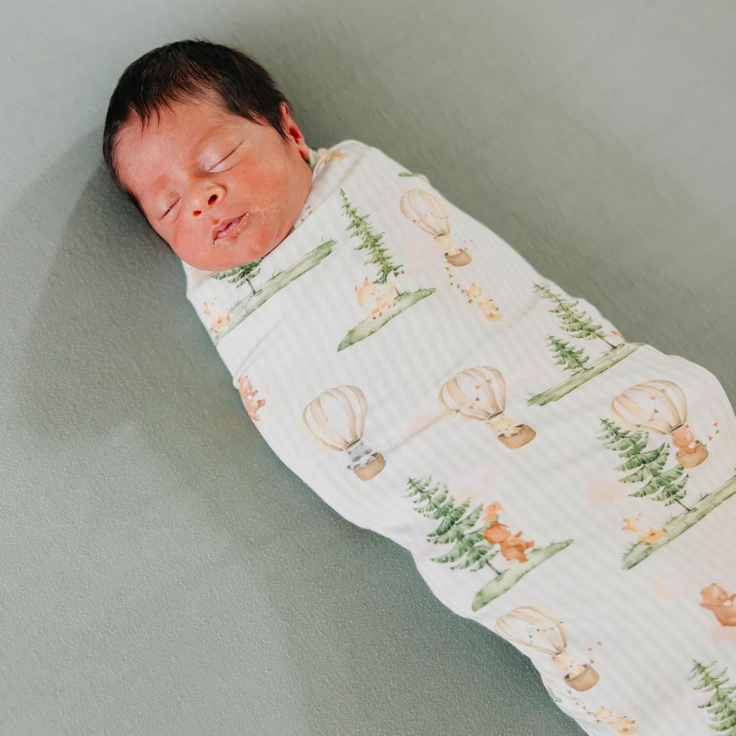 Copper Pearl, Forest Explorer Bamboo Swaddle