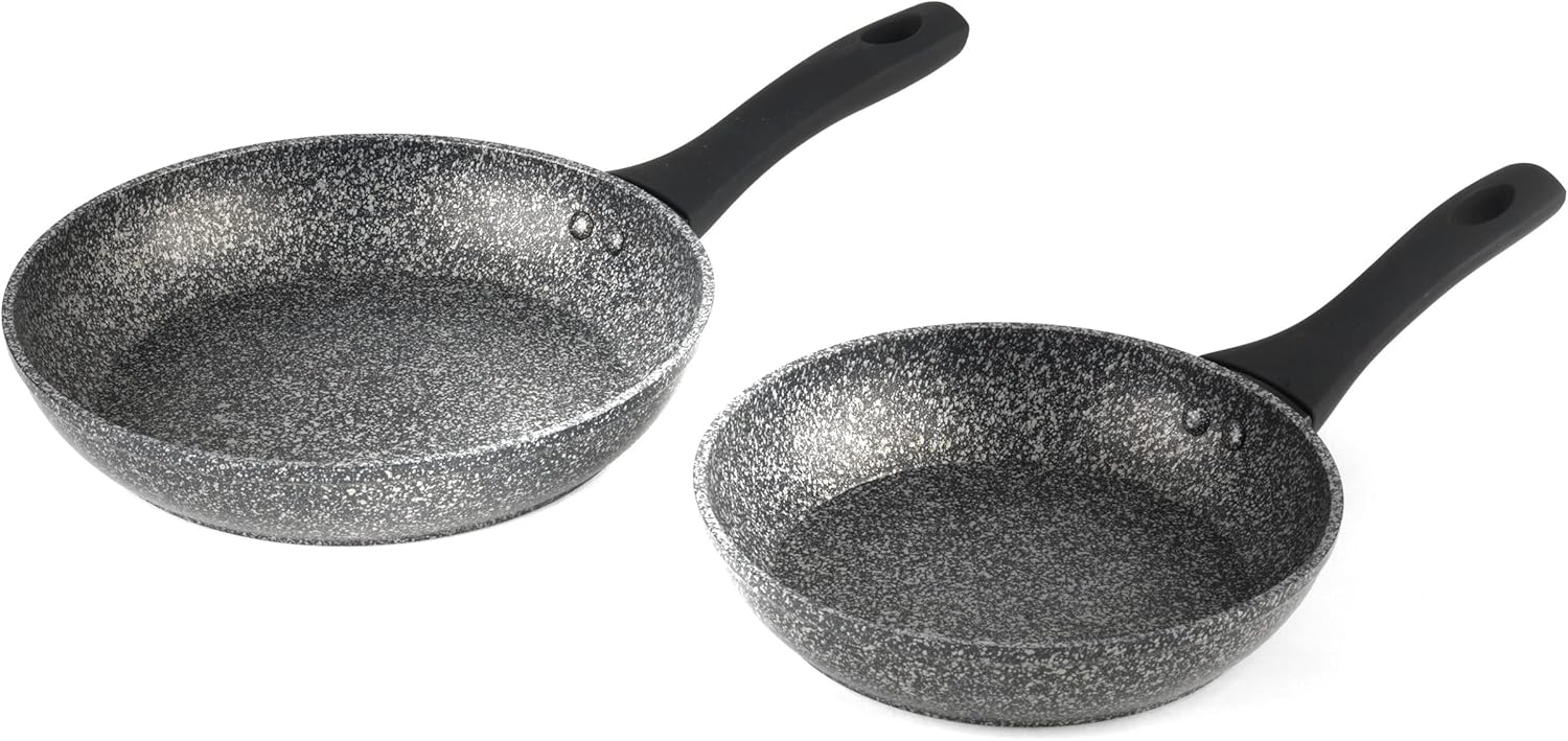 Salter BW05755S Megastone Frying Pan Set, 2 Piece, 20 & 24