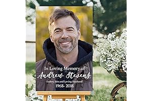 Celebrate Loved Ones with Personalized Funeral Memorial Cards with Photo Display