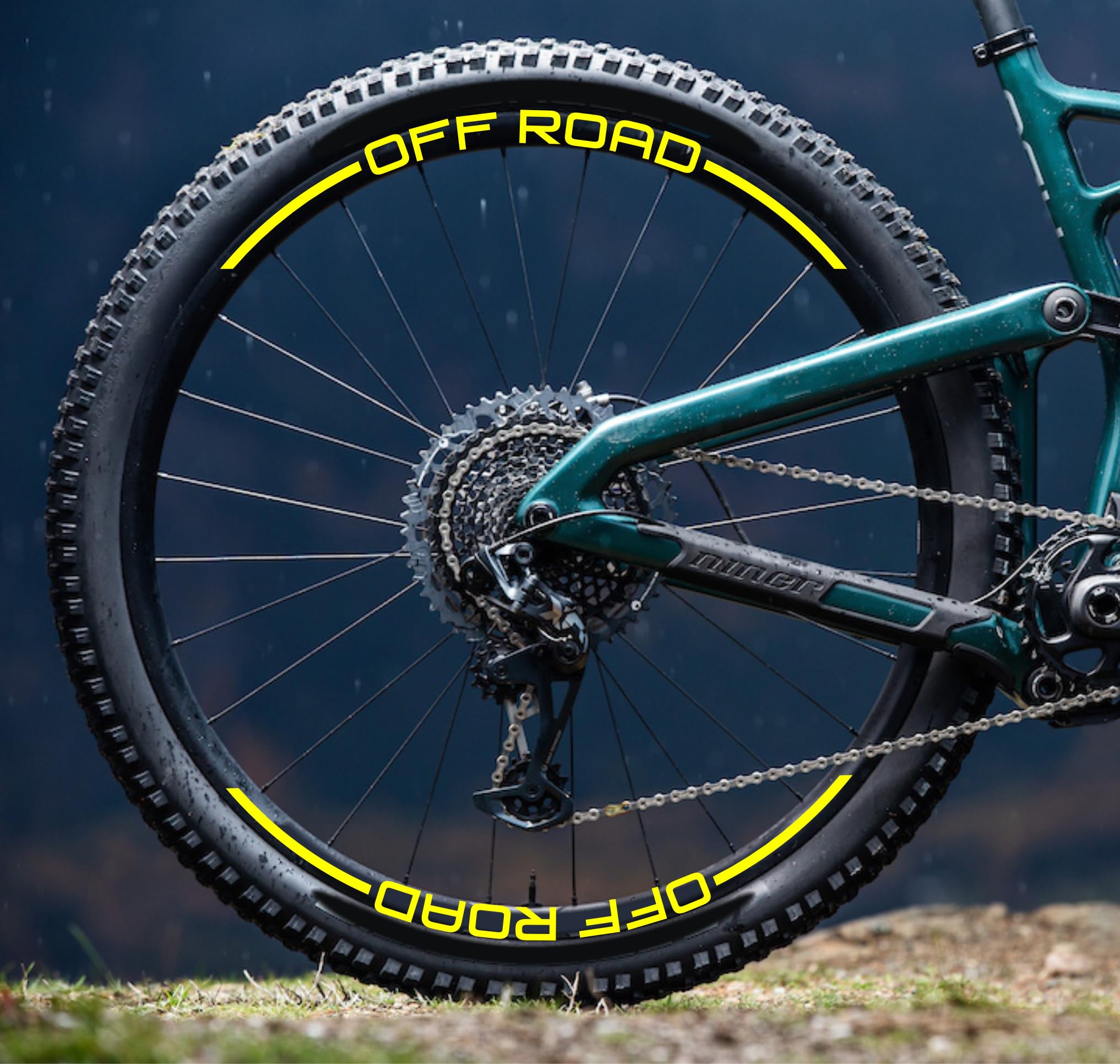 Autocollants Décalques Pour Roues De VTT 26 à 29 Pouces - Stickers Design - Marque VELO