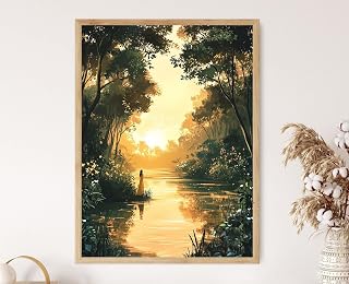 momima Sundarbans Mangrove Forest Art Print Bangladesh River Landscape