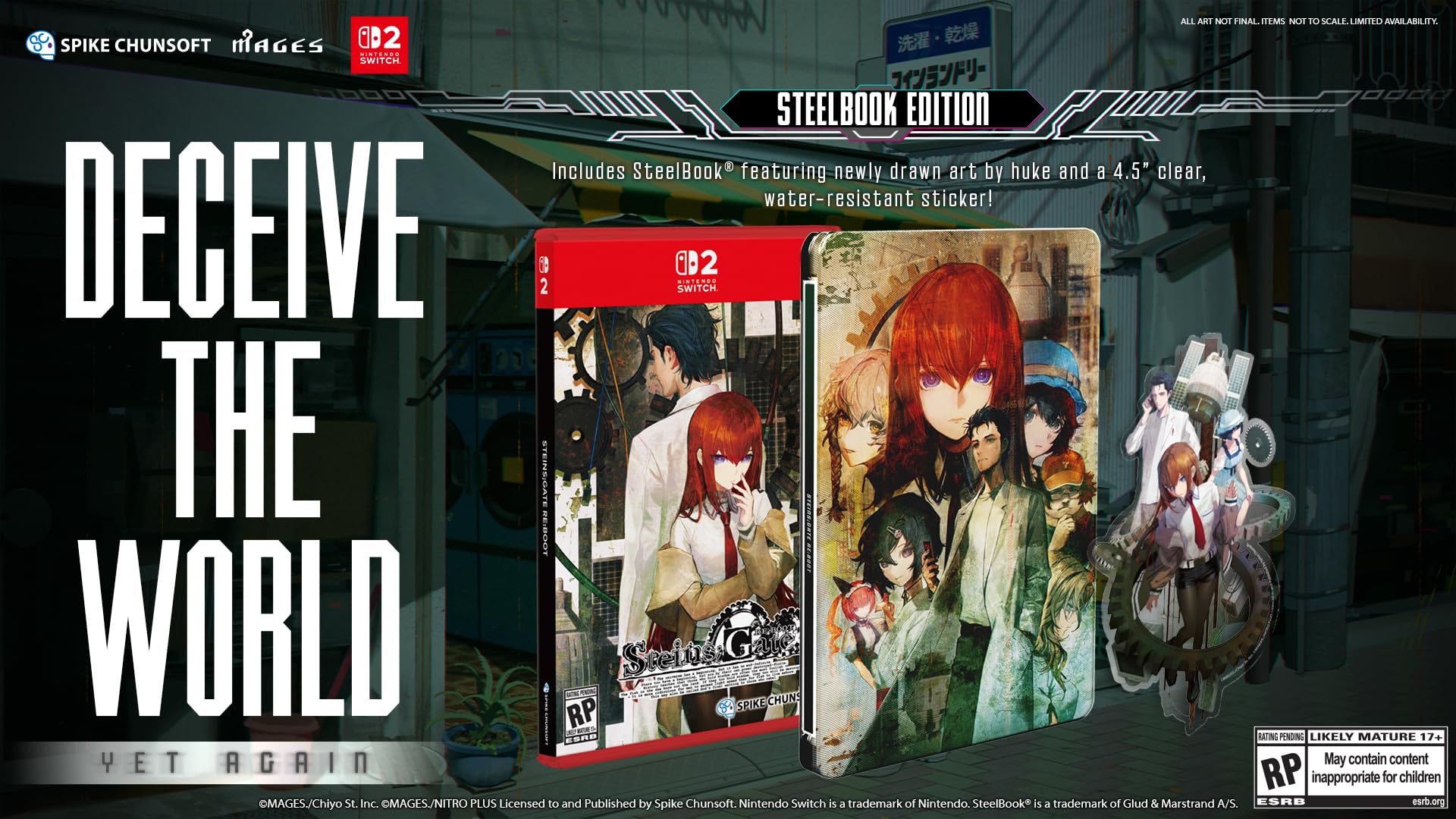 Amazon.com: STEINS;GATE RE:BOOT Steelbook Edition - Nintendo