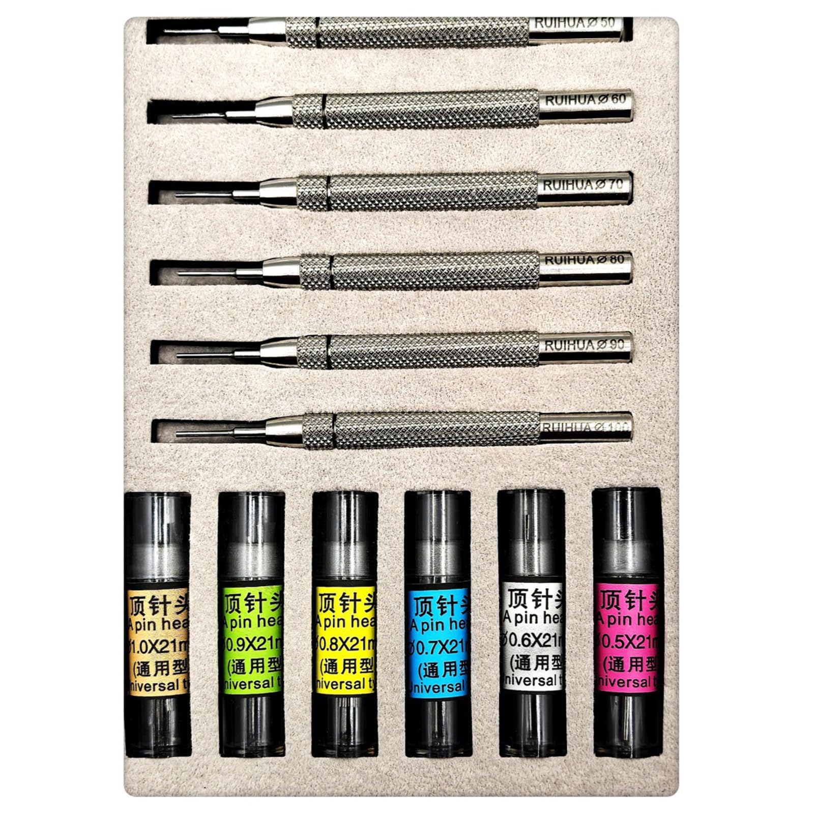 Práctico juego de herramientas premium para quitar correas de reloj de acero para reparaciones profesionales, herramienta de extracción de correas de reloj