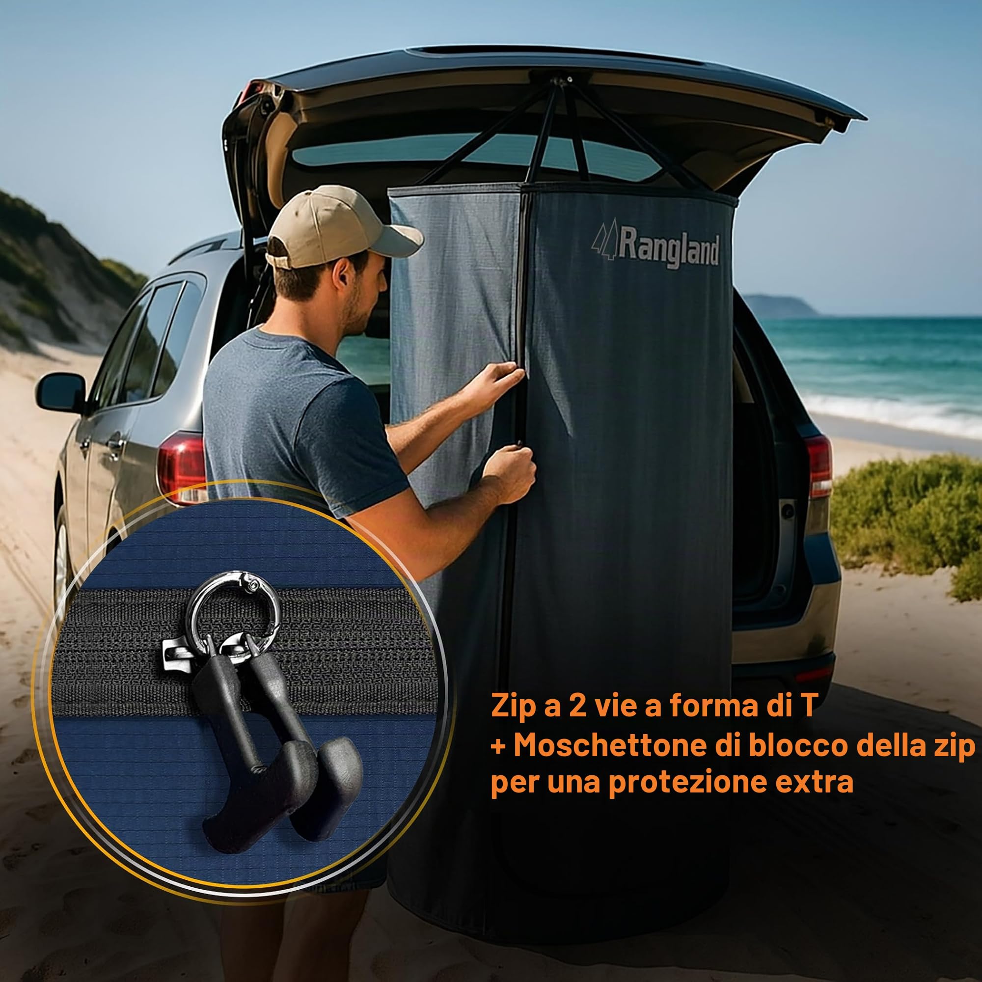 Tenda Fasciatoio Con Pellicola Darkroom – Per Cambi E Privacy - 3