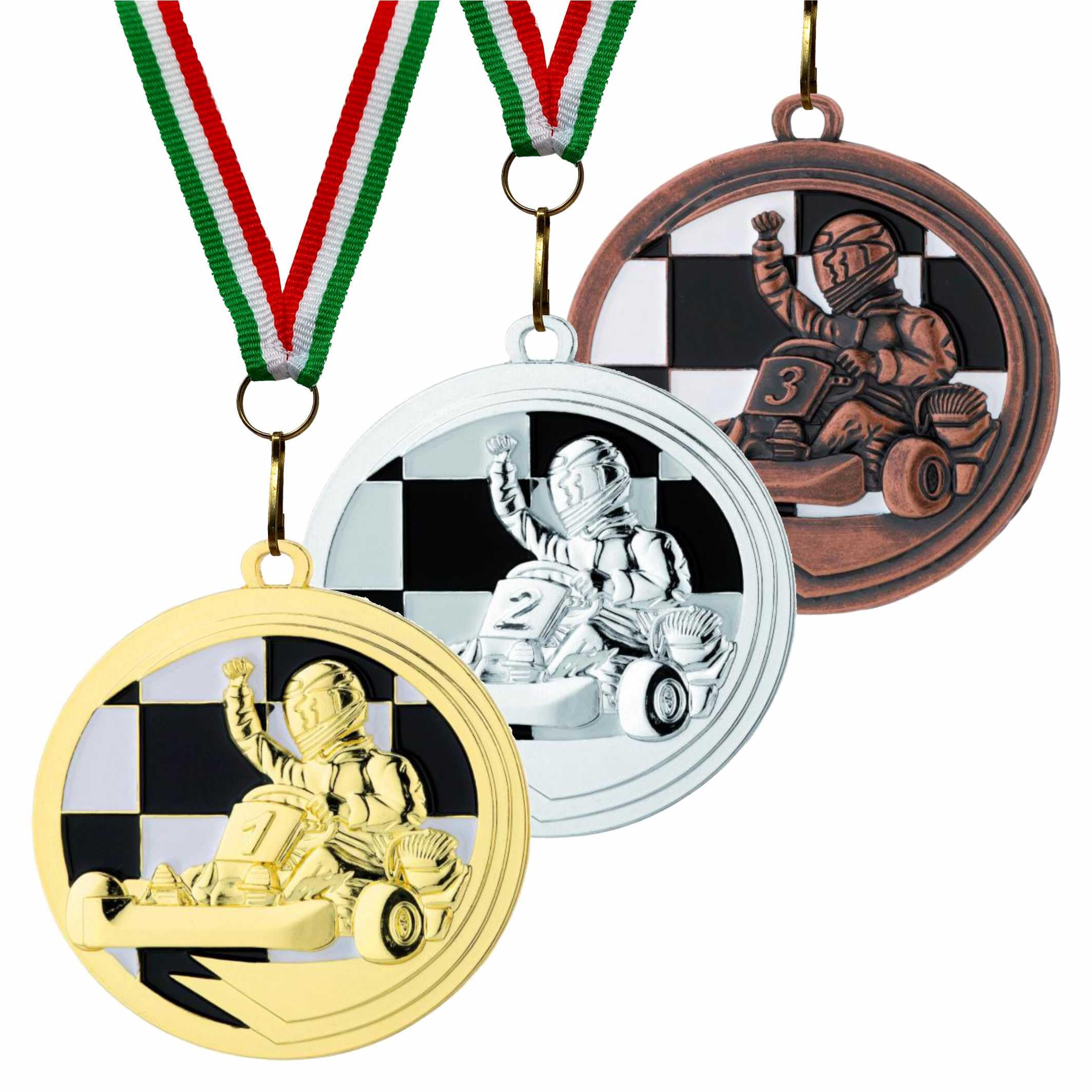 Generico Medaglia Go Kart Personalizzata
