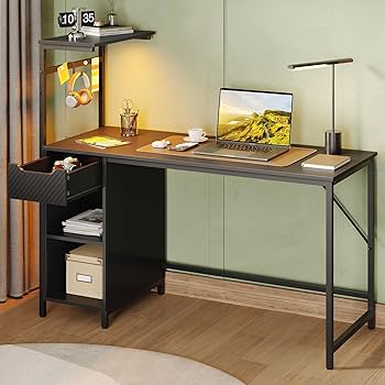 専用】木製シンプルデスク 2引き出し付き+テキスト