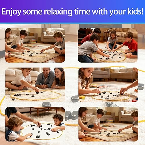 Miniatura 4 de Juego de ajedrez magnético con piezas, cuerda, juego de estrategia magnética de mesa para fiestas y viajes, juego de estrategia de rompecabezas,