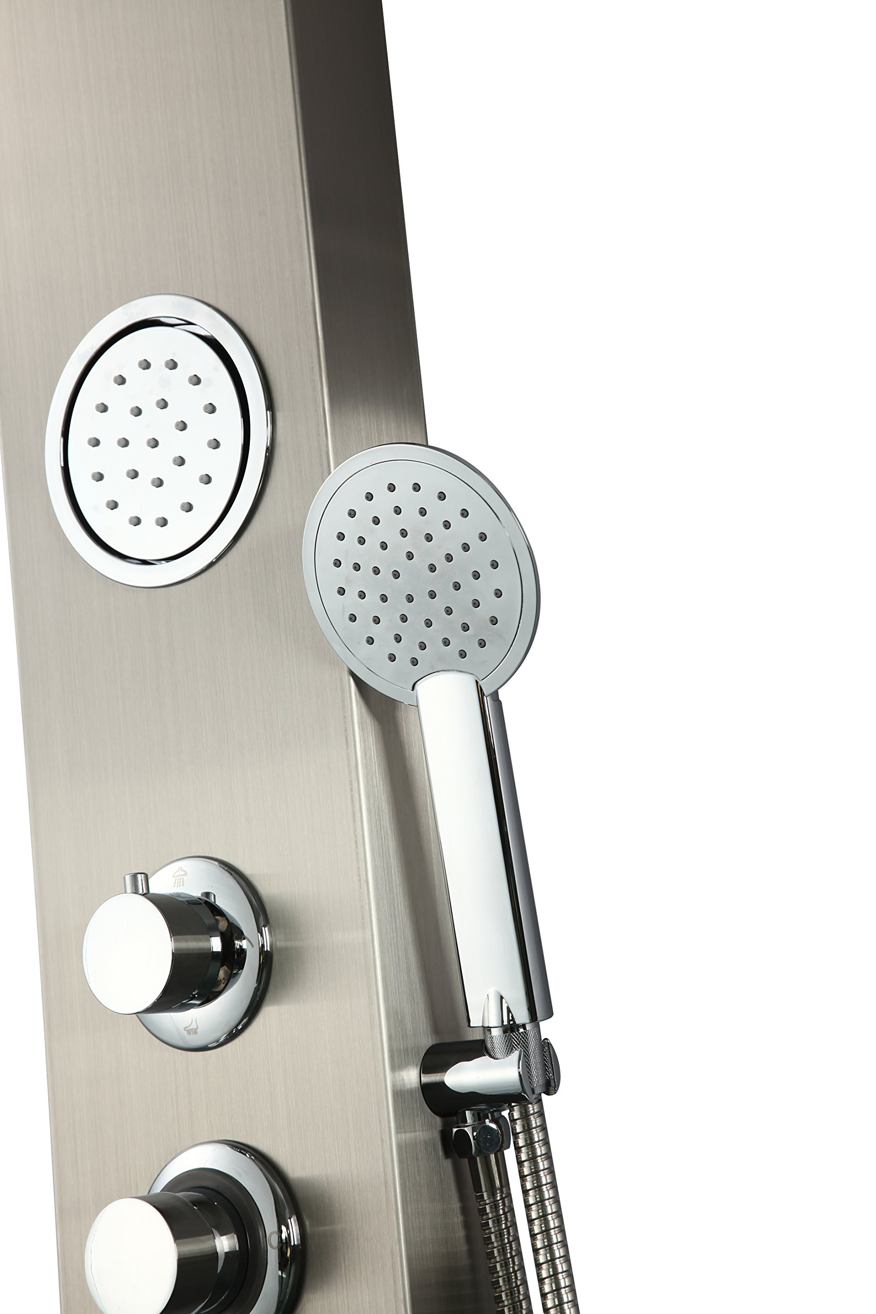 DP panel prysznicowy do wanny z dyszami, model Lanzarote Chrome