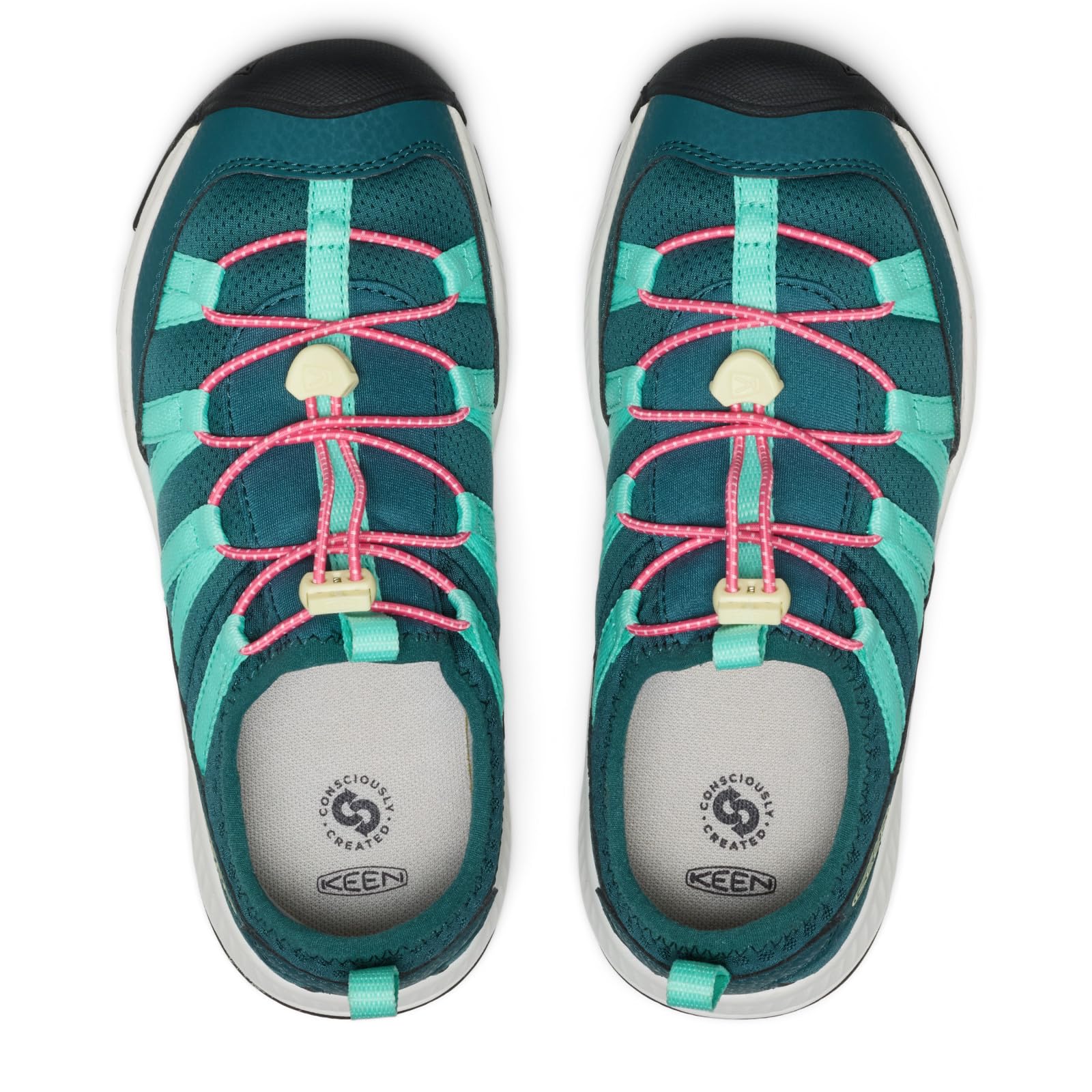 KEEN Unisex Kinder MOTOZOA SNEAKER Sandale MEDITERRANEA/ROSA LIMONADE 32/33