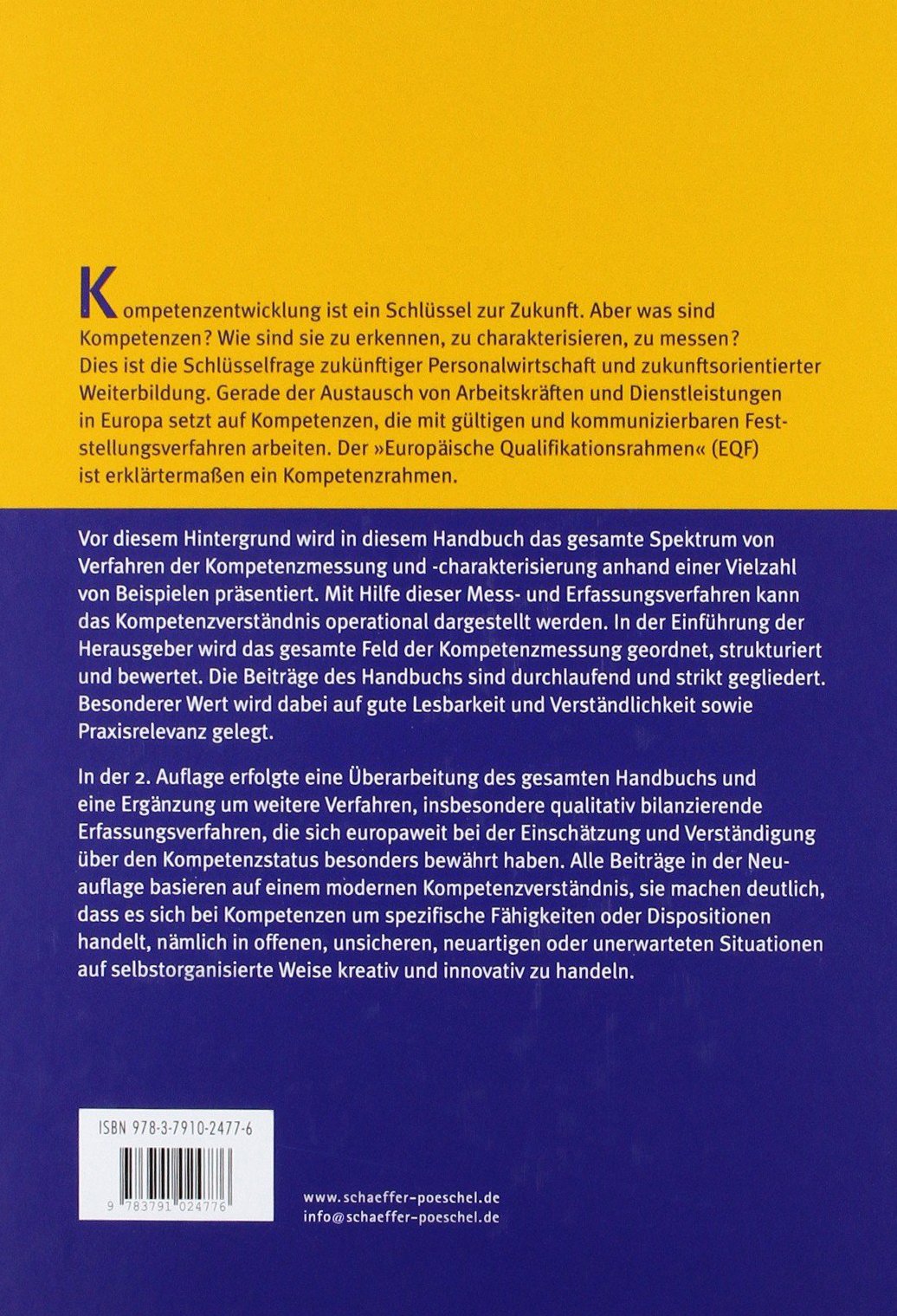 Handbuch Kompetenzmessung: Erkennen, verstehen und bewerten von Kompetenzen in der betrieblichen, pädagogischen und psychologischen Praxis