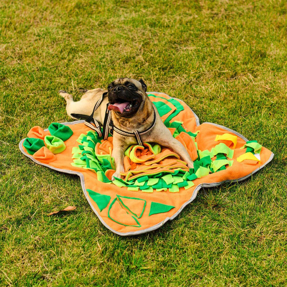 Trainingspads Für Hunde Trainingspad Easy Clean Nase Arbeit Decke Hund Schnupftabak Matte Langsam Fütterung Große Blume Nahrungssuche Fähigkeit Waschbar rutschfest 1St