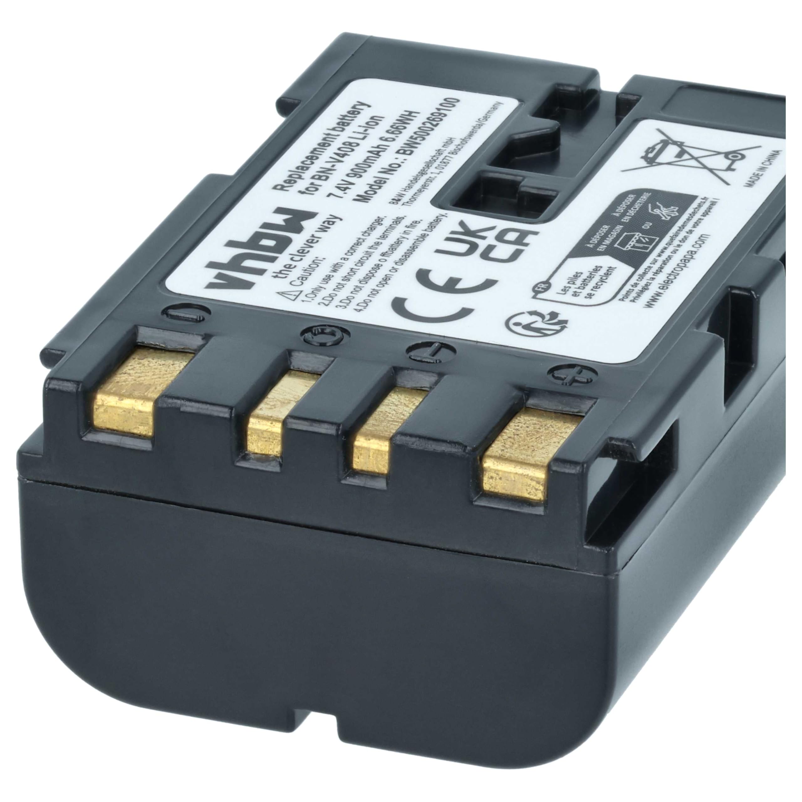 vhbw 3X Batterie Remplacement pour JVC BN-V416