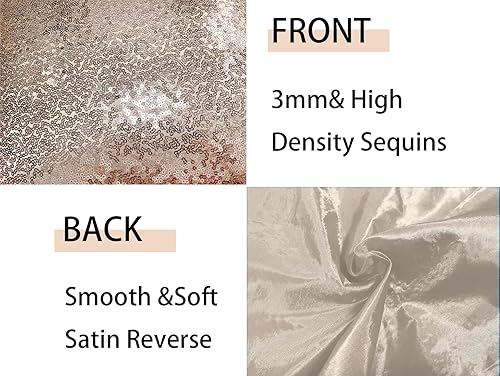 Miniatura 4 de iMaylex Juego de 2 fundas de almohada decorativas cuadradas brillantes con lentejuelas para Pascua, fiesta lumbar, otoño, boda, Navidad, Año Nuevo,