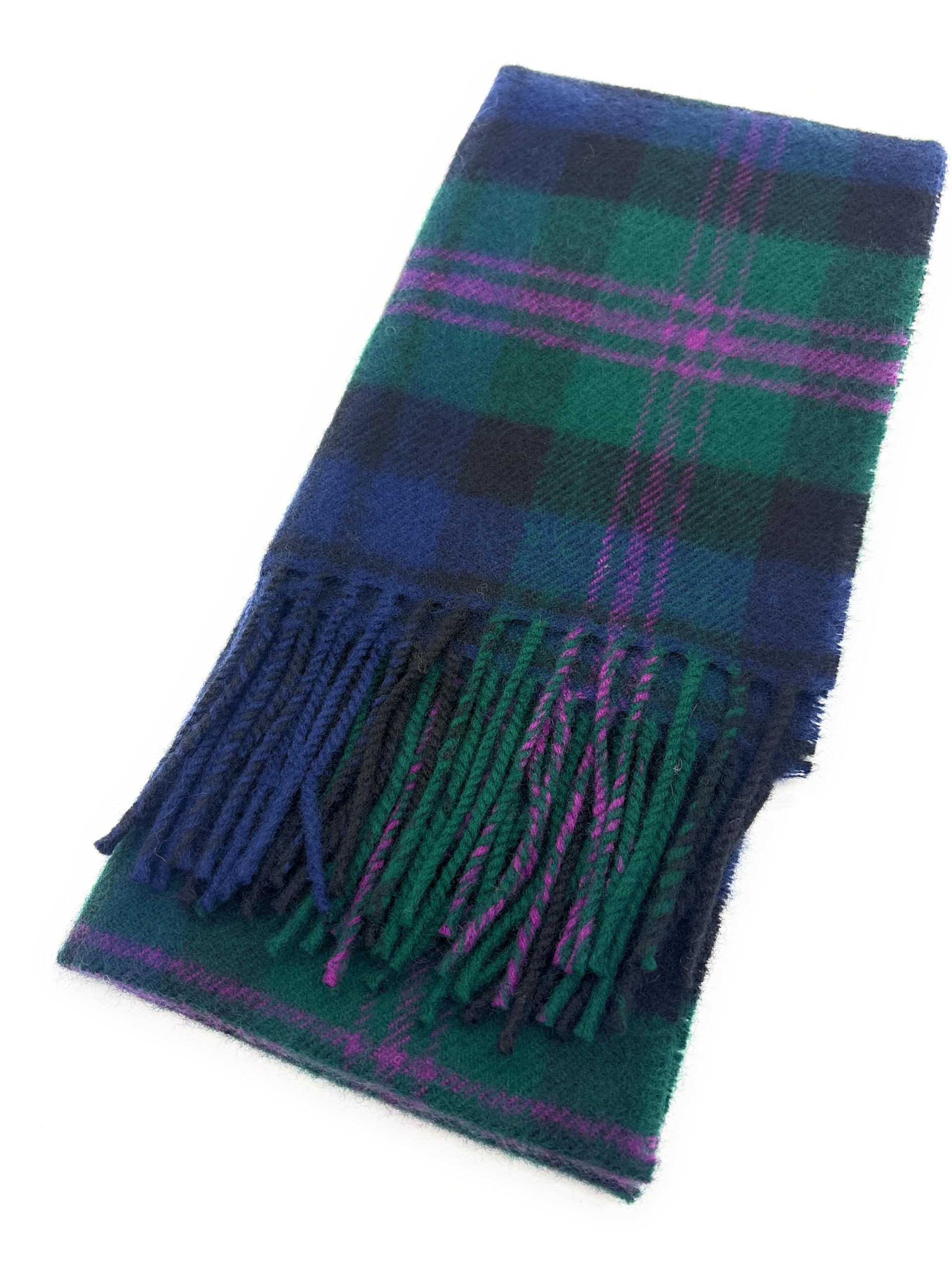 Scottish Essence Unisex Baird Scottish Lambswool Tartan Scarf, Made In Scotland (Baird)