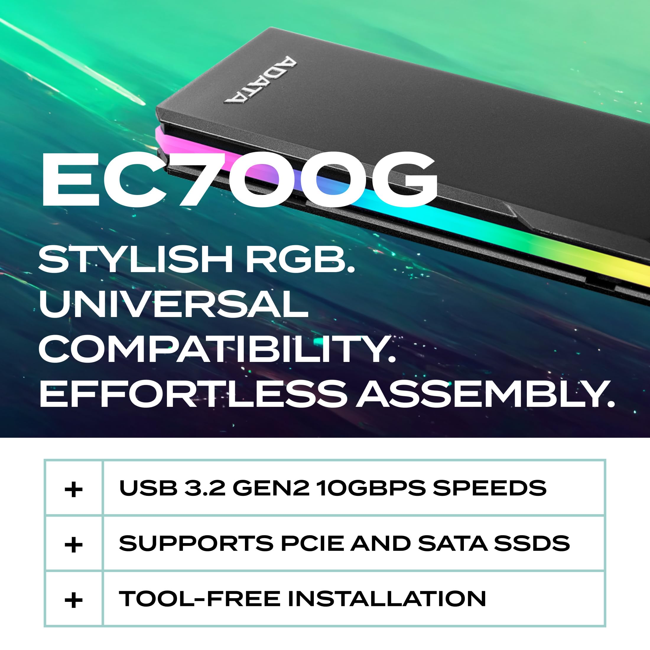 Adata Ec700G AEC700GU32G2-CGY Pamięć, Czarny, ‎11,2 x 4,5 x 1,22 cm; 90 g