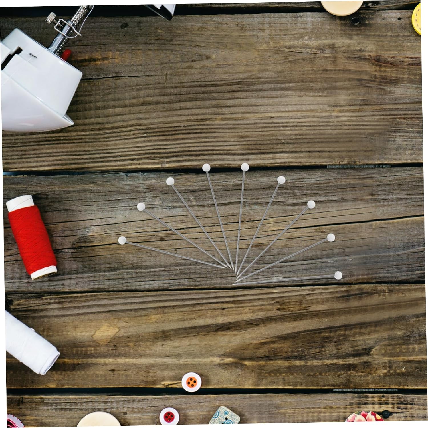 Artibetter 500pcs Glass Head Sewing Pins for Dressmaking Quilting and Crafting Durable DIY Pins for Fabric Positioning and Precision Sewing Projects