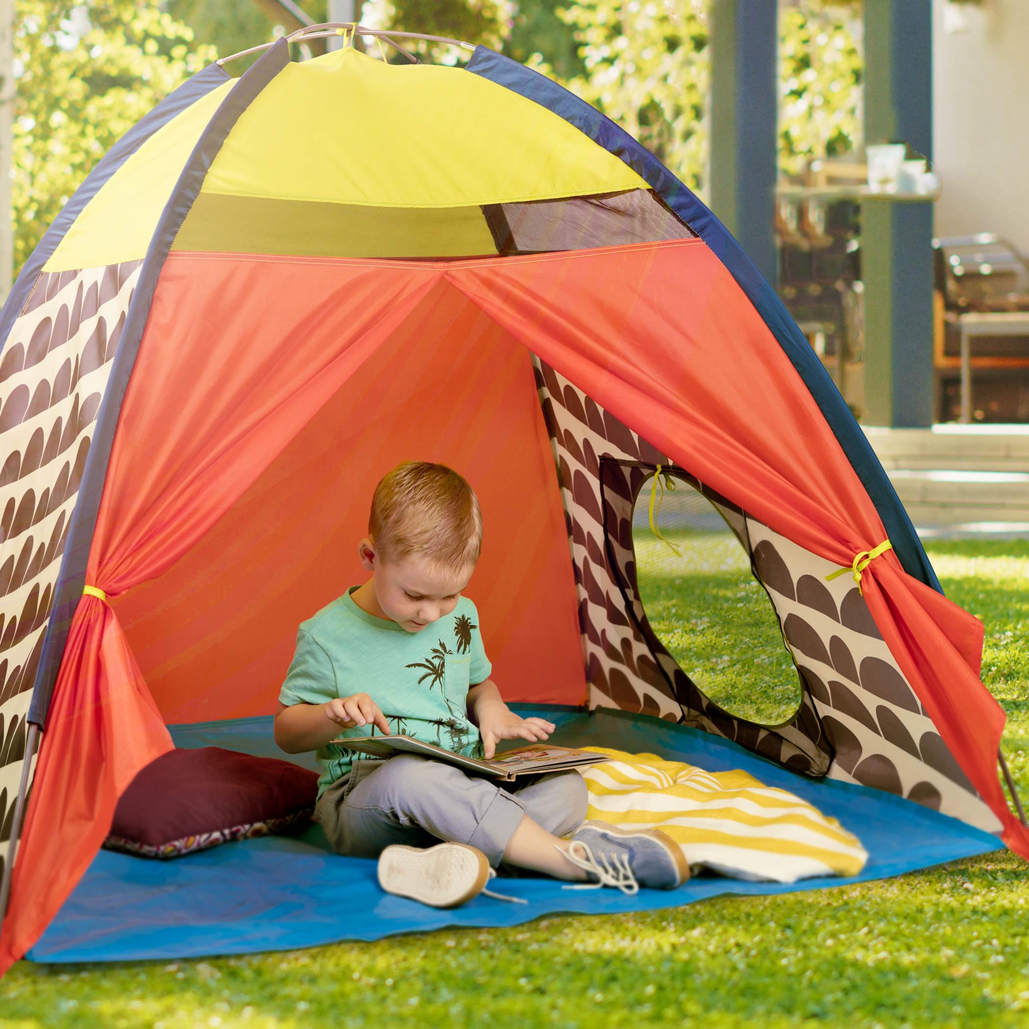 B. toys - B. Plein air - Tente pour Les Tout-Petits, Les Enfants - Intérieur et extérieur - Tente de Camping Portable - 18 Mois et +