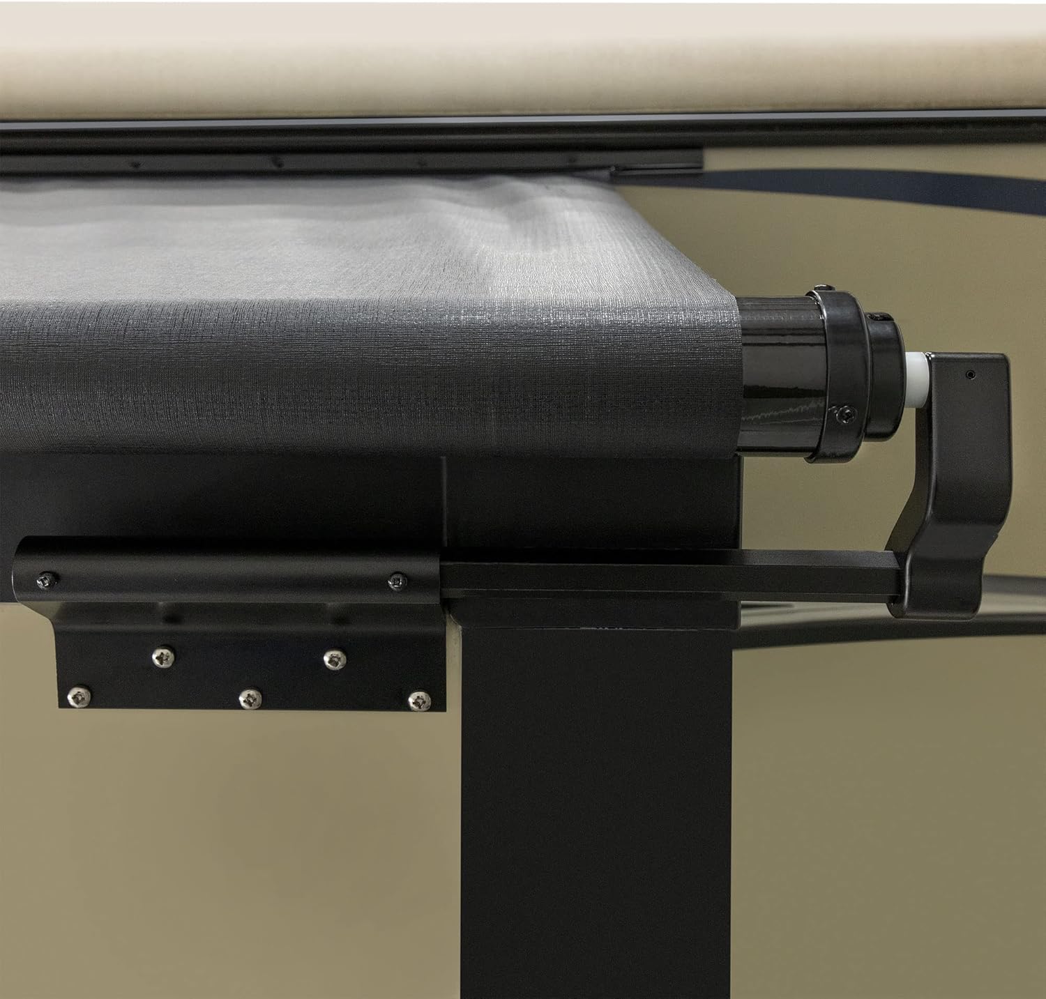 RecPro RV Slide Out Awning Kit | RV Slide Topper | Frame and Fabric (6', Black)