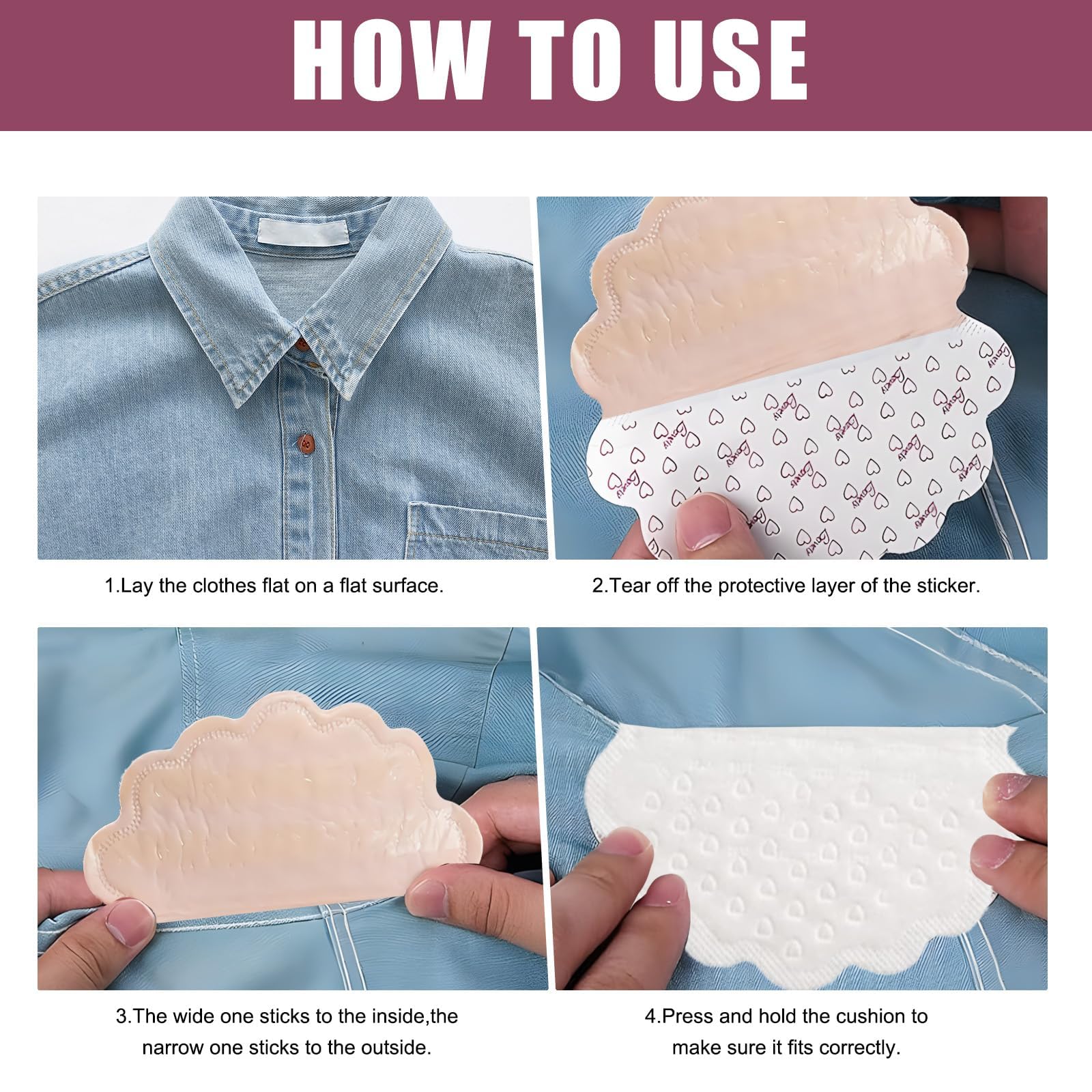 Almohadillas sudor axilas Damen & Herren, Almohadillas para las axilas, transpirables, Respetuosos con la piel, Ajuste perfecto, absorben las manchas de sudor, Paquete combinado de 60 piezas