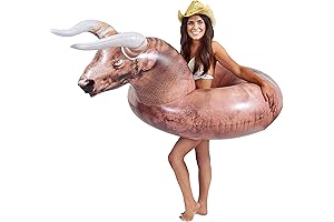 GoFloats Inflatable Buckin' Bull Pool Float