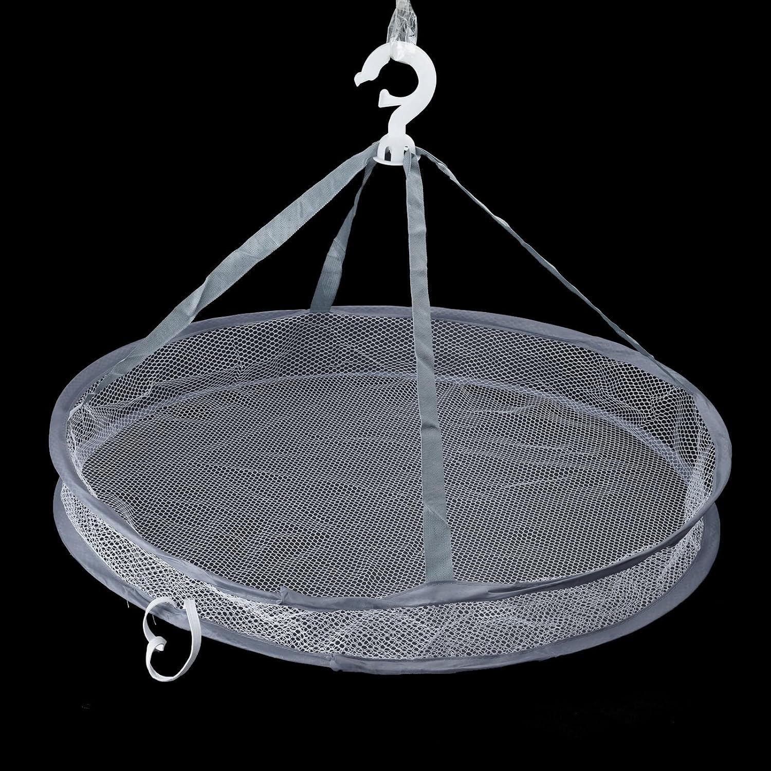 Hanging Clothes Drying Basket Sweater Net Pocket Thickened Cardigan Drying Rack for Indoor Outdoor Use Hanging Clothes Basket