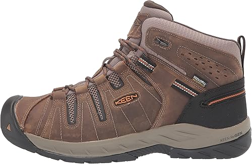 Miniatura 8 de KEEN Utility Men's Flint 2 Mid Height Soft Toe Waterproof Non Slip Work Boots