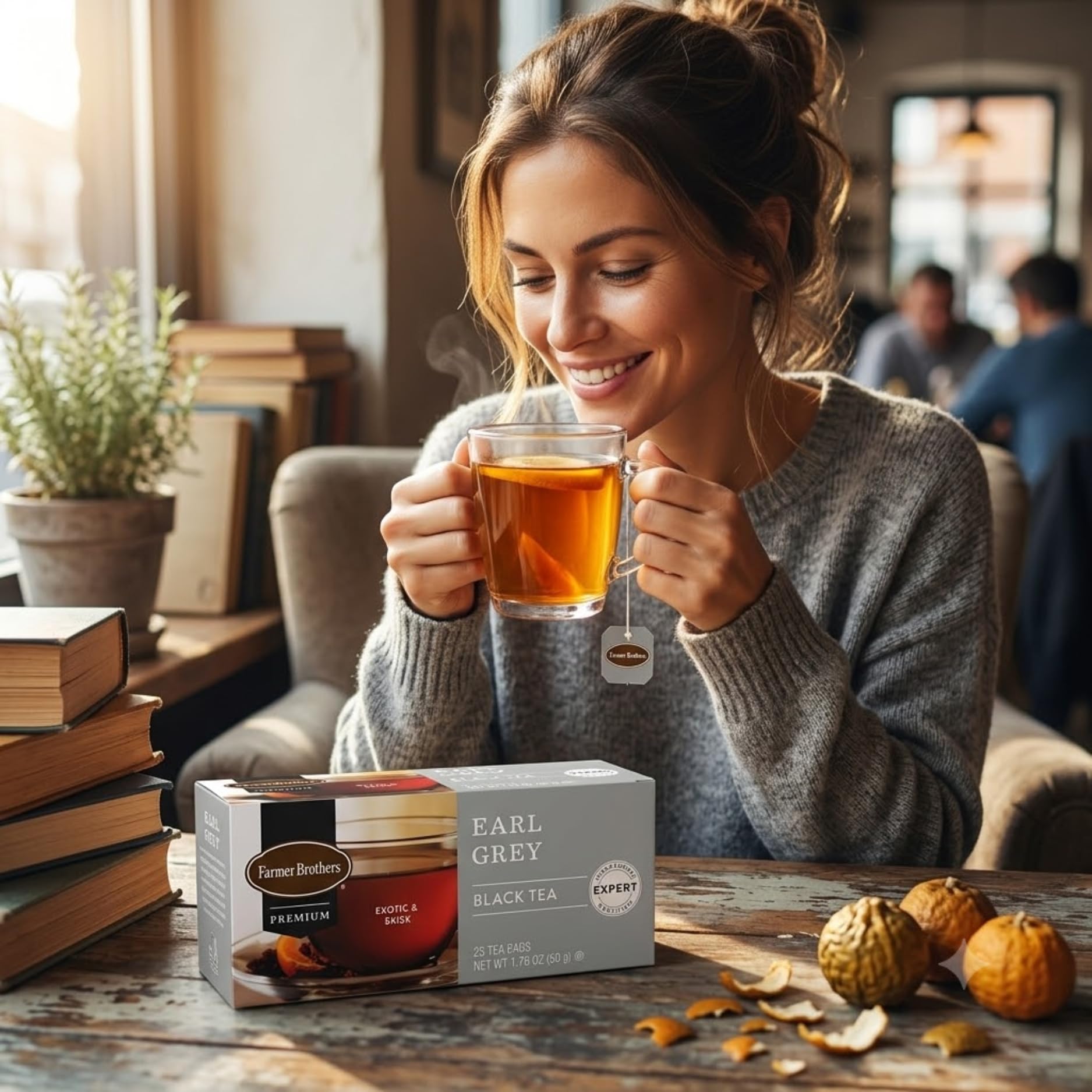 Amazon.com : Farmer Brothers Premium Earl Grey Black Tea Bags – 25