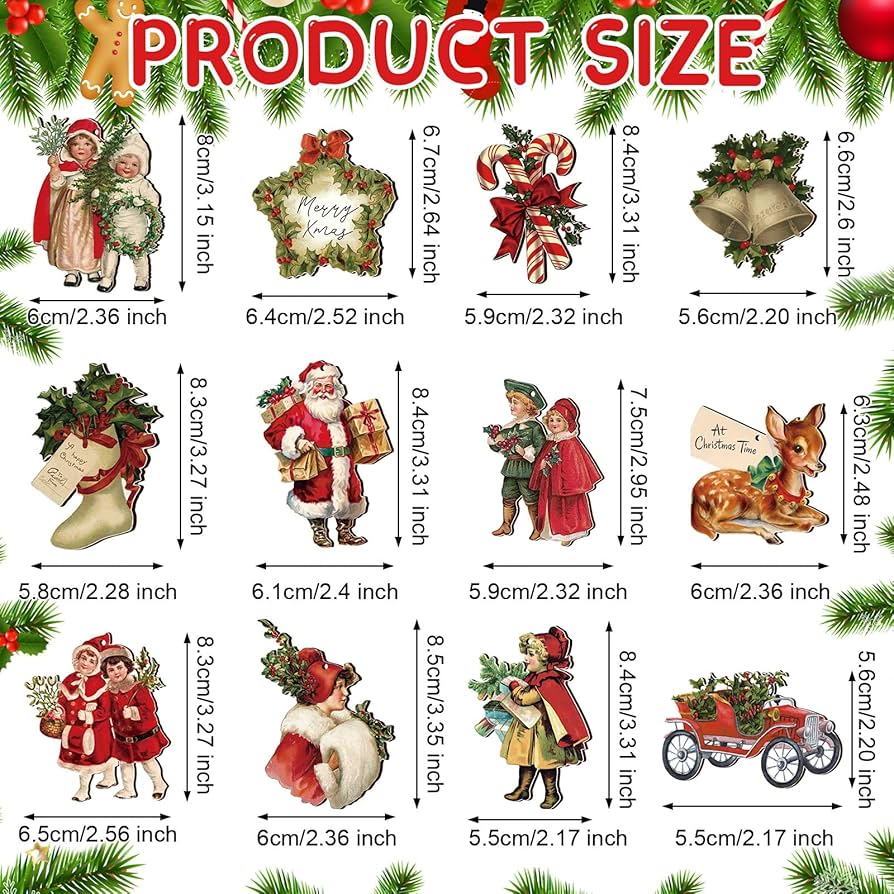 * vintage ornaments ❀ * ✴ * クリスマスセット (a) 818cUbDtMsL._UF894,1000_QL80_.jpg