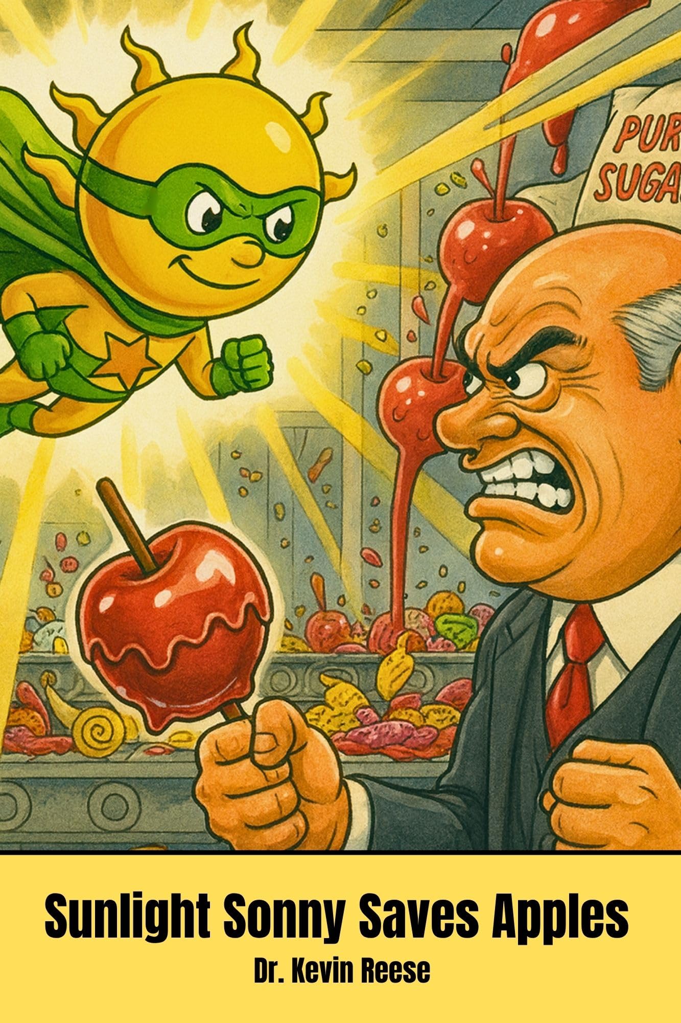 Sunlight Sonny Saves Apples: The Childeren’s Health Hero (Sunlight Sonny Children's Books Book 8)