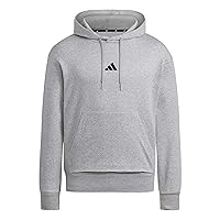 Adidas Homme Essentials FEELCOZY Fleece Hoodie, Medium Grey Heather/Black