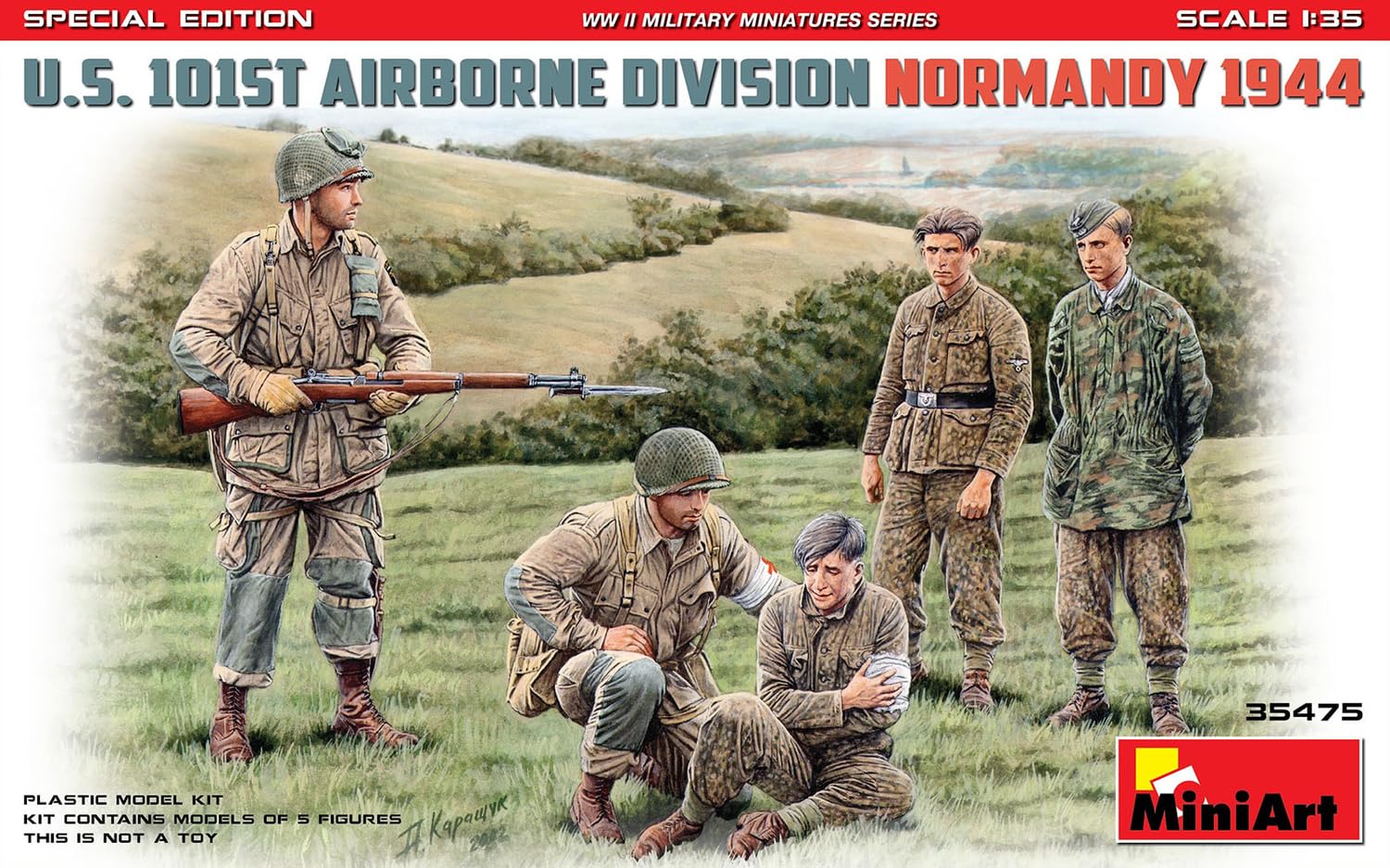 Amazon | ミニアート 1/35 アメリカ 第101空挺師団（1944年