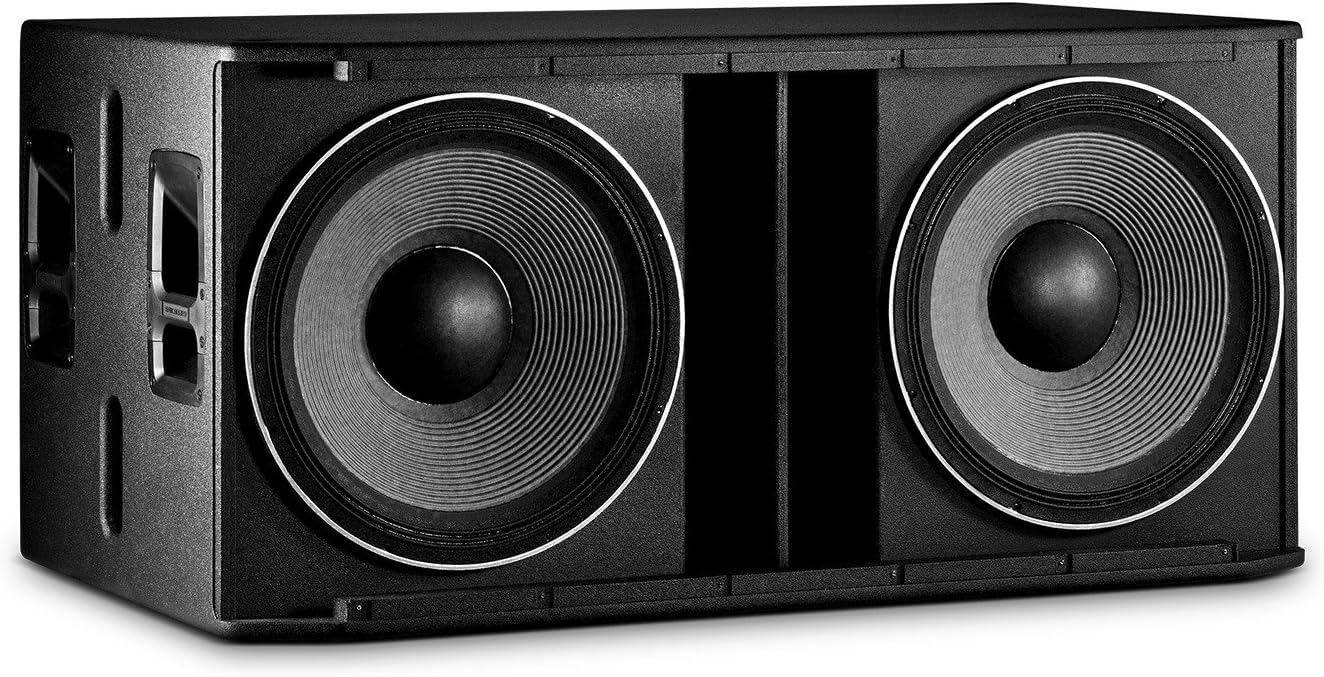 JBL Professional SRX828SP Portable, Active, Amplified, Powered Dual 18 Inch Subwoofer System. 2000 Watt Peak Crown Amplifier. DJ, PA, Stage. Black - Image 6