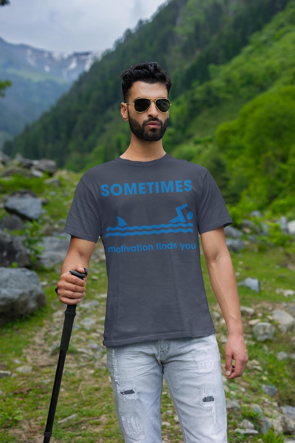 Funny Shark T Shirts for Men Jaws Shirts for Guys Funny Graphic Tees for Shark Week