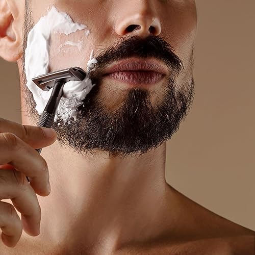 Miniatura 5 de Cuchillas de afeitar de seguridad de doble filo, acero inoxidable, paquete de 12, para todo tipo de piel, afeitado suave