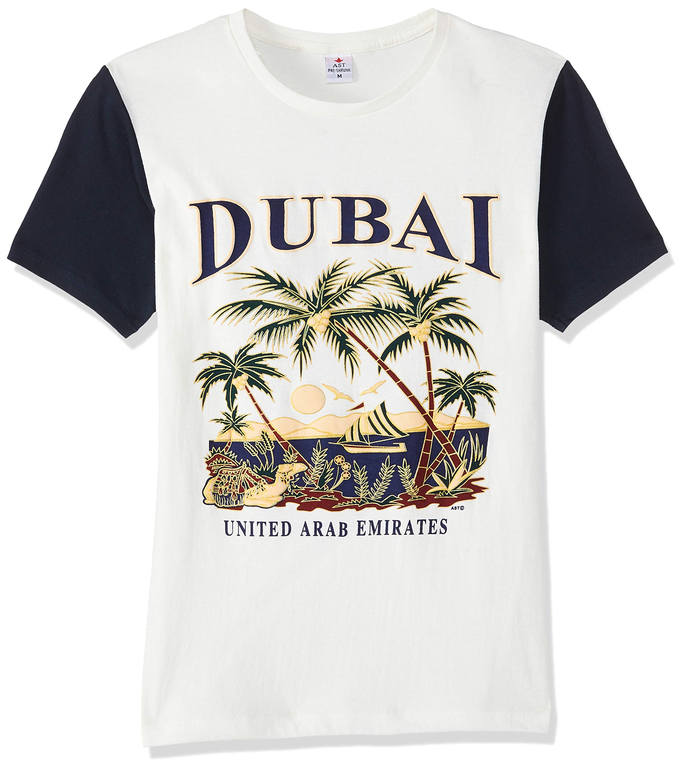 Dubshi D117 Men's Dubai T-shirt, Off-White